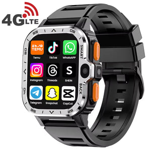 New Year Sale - 4G Calling Smartwatch - Smartwatch Business Style Heart Rate Tracker Touch Answer Calls