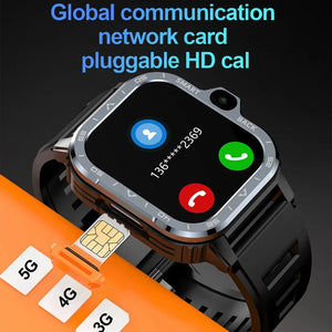 New Year Sale - 4G Calling Smartwatch - Smartwatch Business Style Heart Rate Tracker Touch Answer Calls